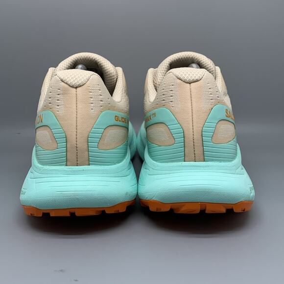 Salomon Glide Max Trail Orange Blue Running Shoes Men's Sz 11 - Picture 3 of 10